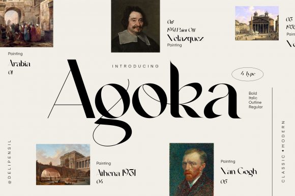 Agoka: A Serif Font That Elevates Campaign Design
