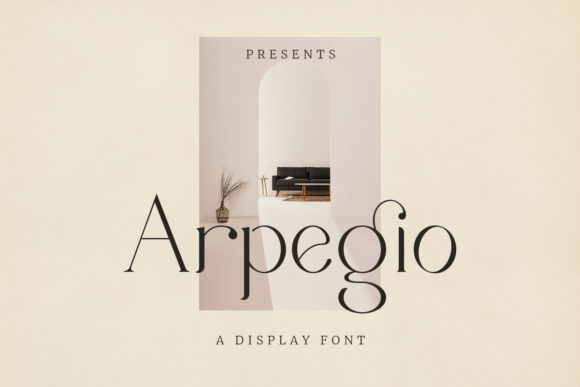 Arpegio: The Elegant Serif Font for Crafters