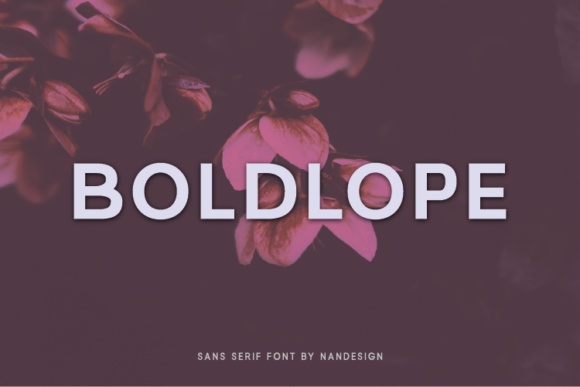 Boldlope: A Clean Sans Serif Font for Modern Brands