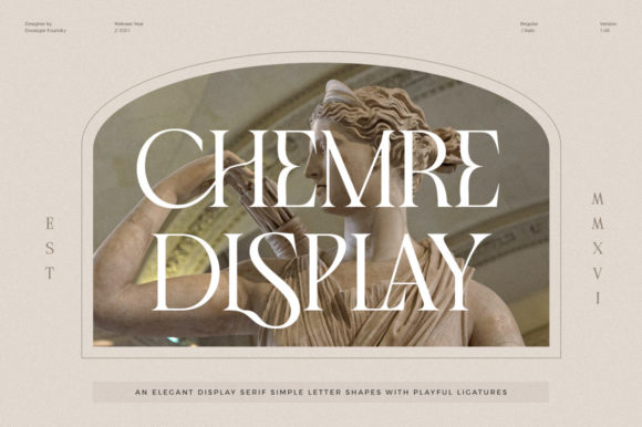 Chemre Font Review: Elevate Web Headers