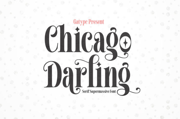 Chicago Darling: A Refined Serif Font for Modern Editors