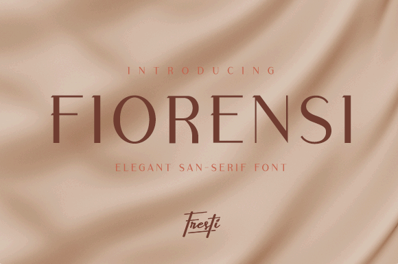 Fiorensi Typeface: An Elegant Serif for Modern Brands
