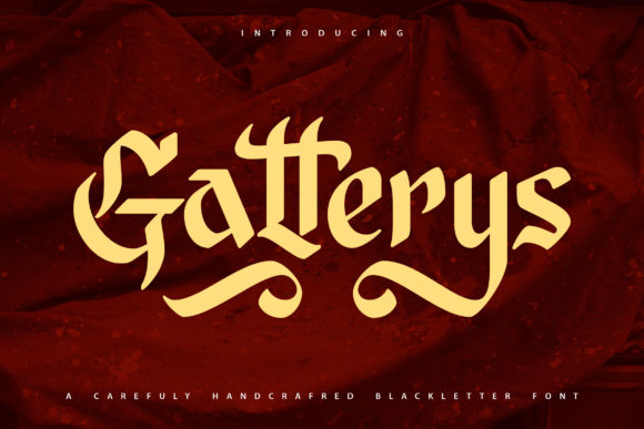 Gatterys: A Bold Blackletter Font for Modern Brands