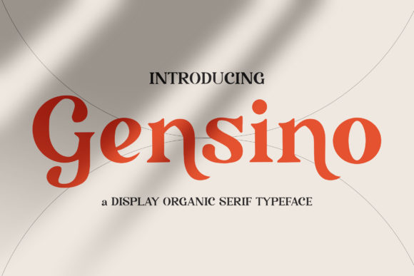 Gensino Font: Elegant Serif for Web Design
