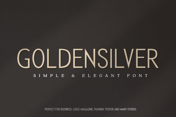 Golden Silver: A Versatile Sans Serif Font for Marketers