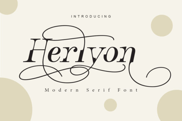 Herlyon: A Serif Font for Elegant Web Design