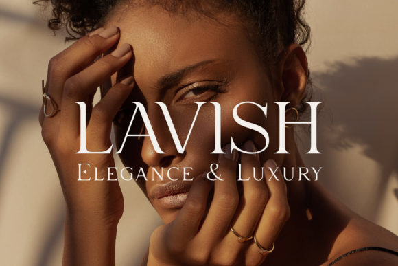 Lavish Serif Font for Modern Web Design