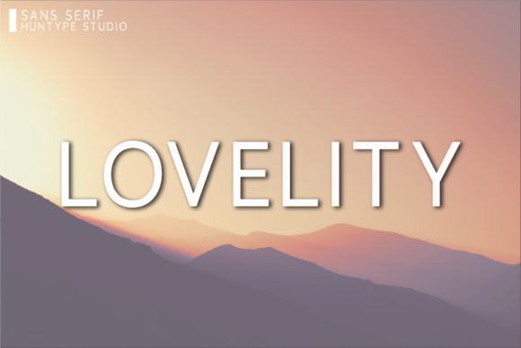 Lovelity: The Elegant Sans Serif Font for Crafters