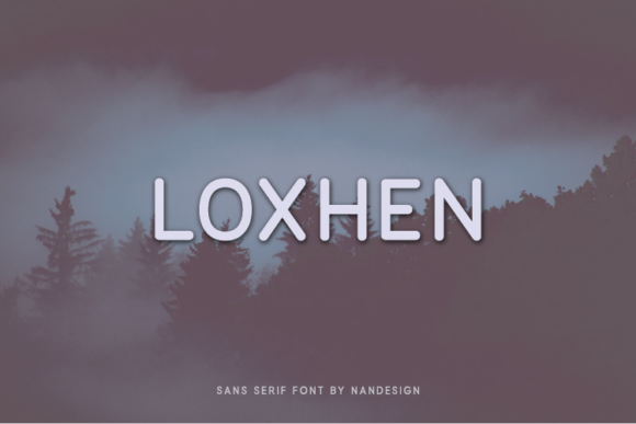 Loxhen: A Minimal Sans Serif Font for Modern Web Design