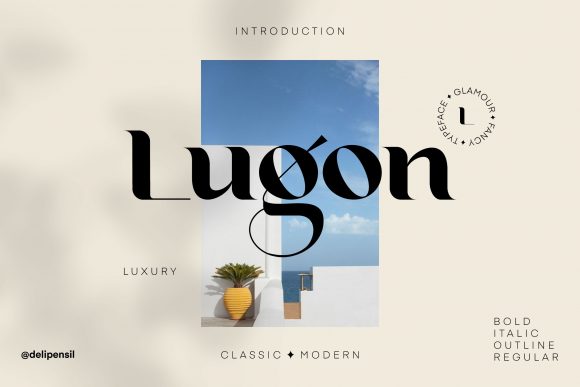 Lugon Serif Font: Elevating Editorial Design