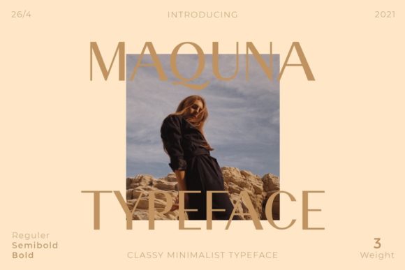 Maquna: A Refined Sans Serif for Editorial Design
