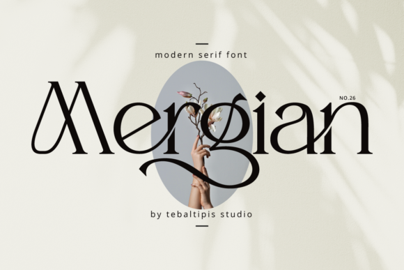 Mergian: A Refined Serif Font for Editorial Design