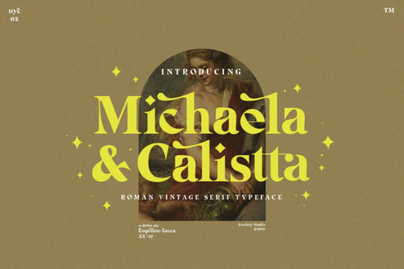 Michaela Calistta: The Serif Font for Bold Branding
