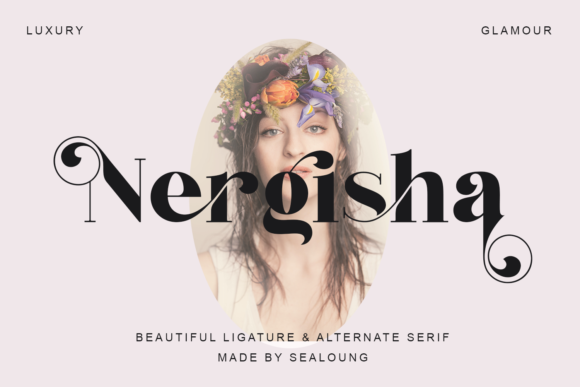 Nergisha: A Serif Font for Modern Branding