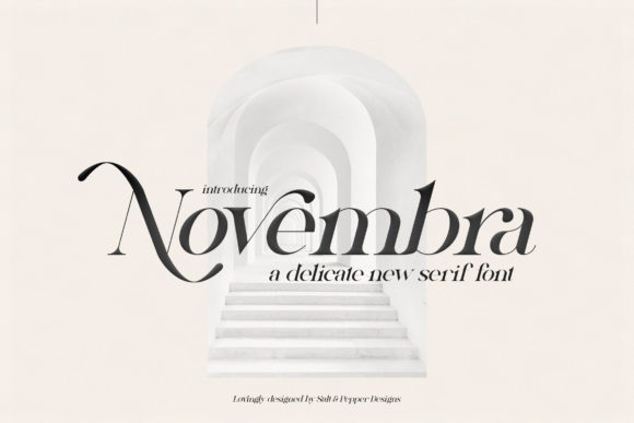 Novembra: The Serif Font That Elevates Campaigns