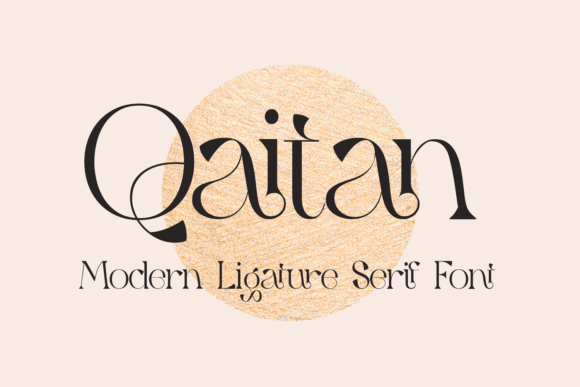 Qaitan: A Serif Typeface for Elegant Editorial Design