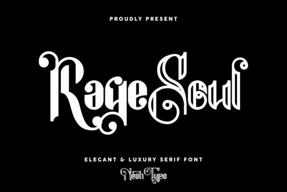RageSoul: A Serif Font for Bold Campaigns