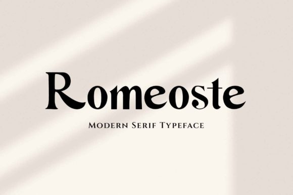 Romeoste: A Versatile Serif Font for Web Design