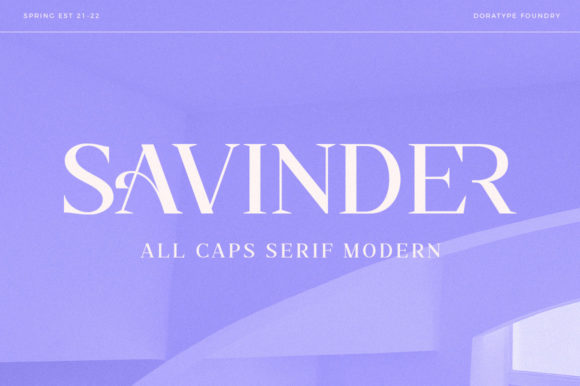 Savinder: A Premium Serif Font for Modern Web Design
