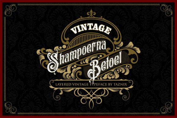 Shampoerna Betoel: A Blackletter Font for Bold Branding