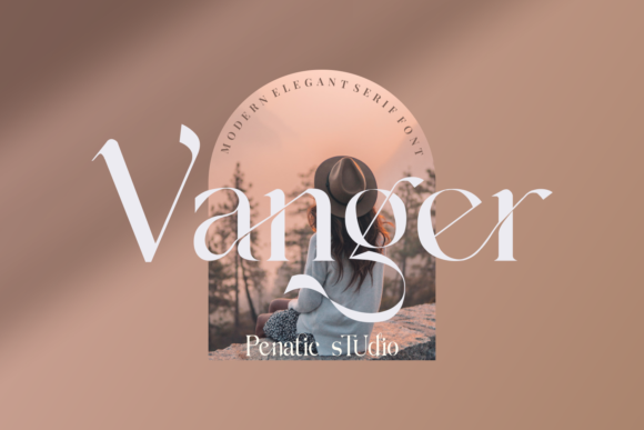Vanger Serif Font for Editorial Design