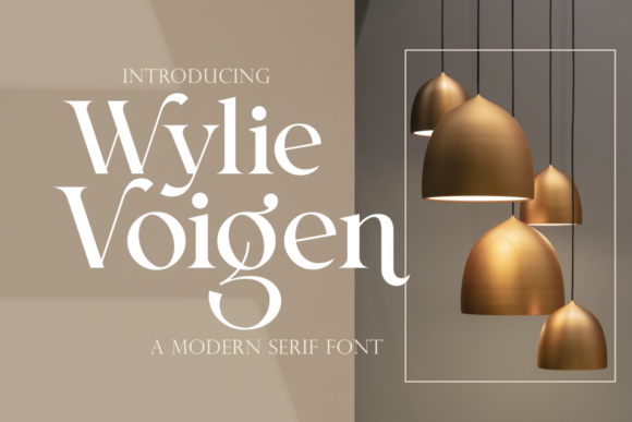 Wylie Voigen: A Serif Font for Strong Branding